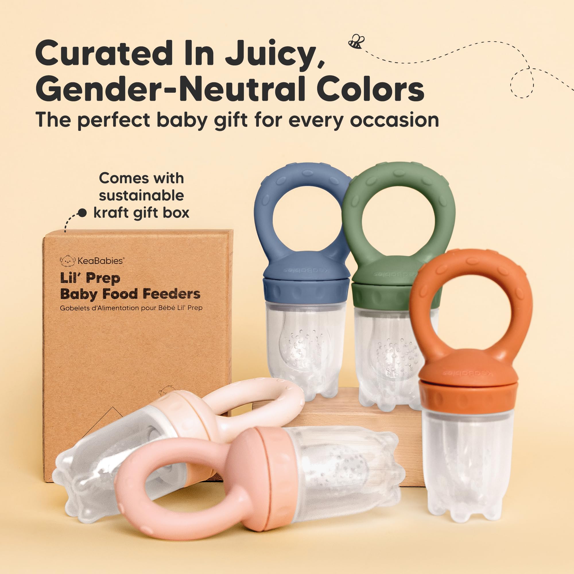 KeaBabies gender-neutral slate design ideal as baby gift