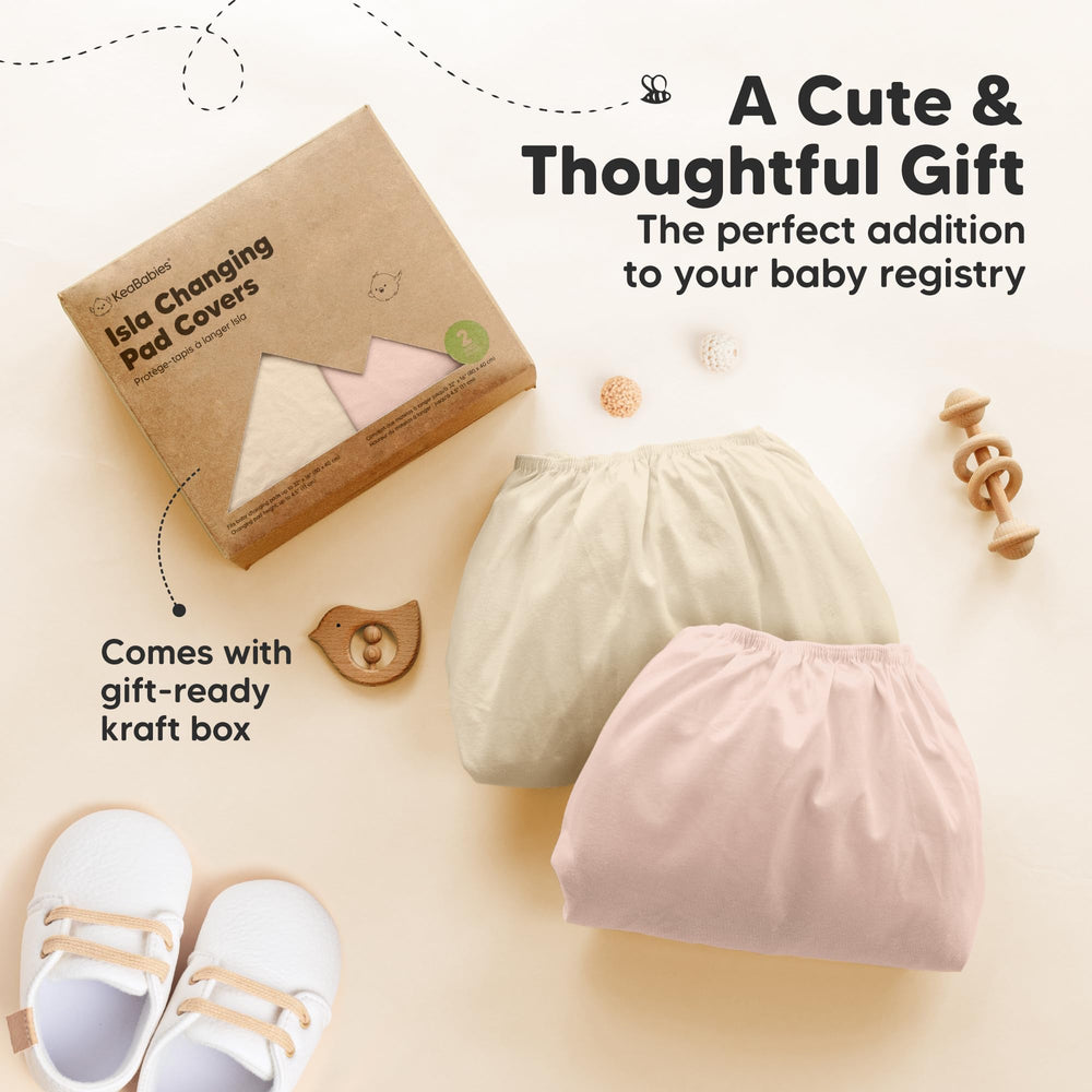 KeaBabies gender-neutral design ideal for any nursery setup