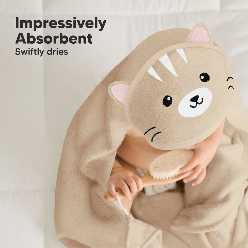 KeaBabies towel gentle on skin for daily bath time