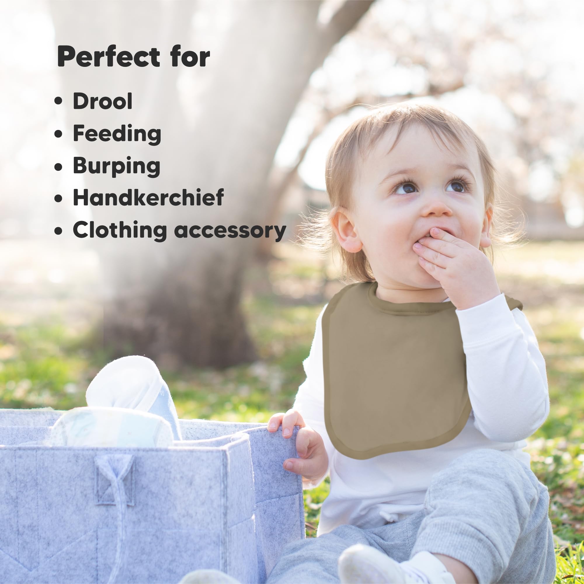 KeaBabies gift box with 8-pack organic bibs, ideal baby registry gift.