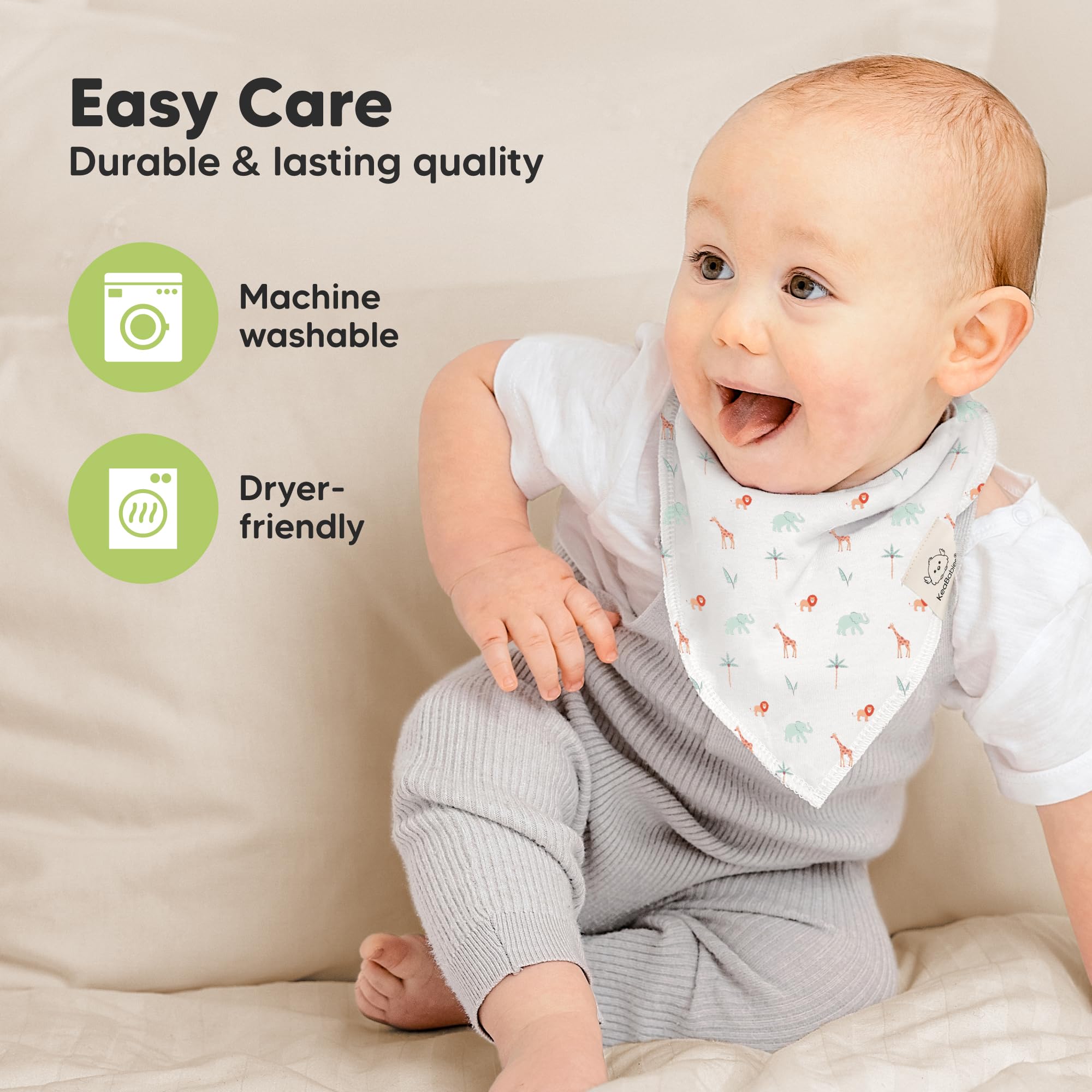 KeaBabies gift-box packaging adds a ready-to-gift presentation for baby showers.