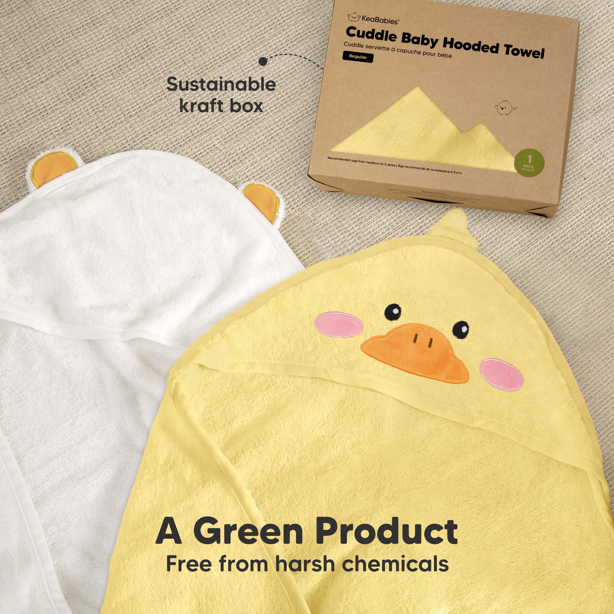 KeaBabies gift-box packaging makes a ready-to-gift baby shower present.