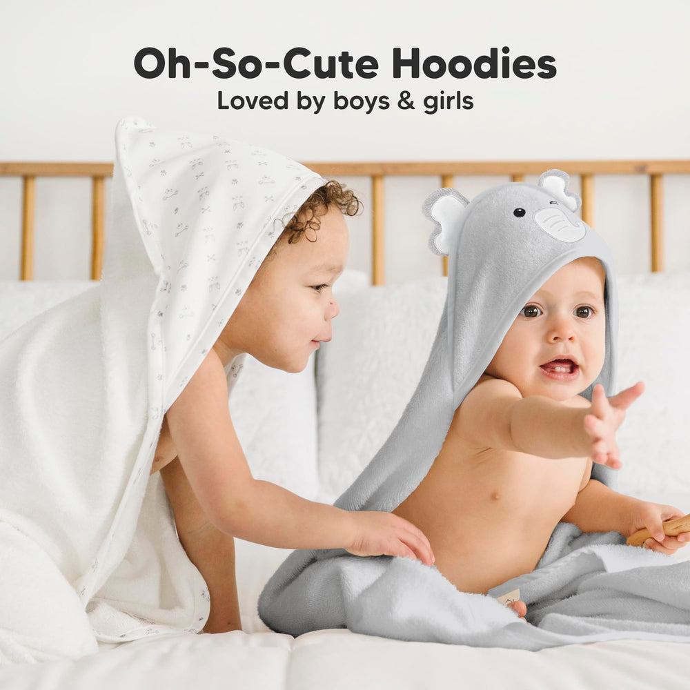 KeaBabies gift box hooded towel makes a thoughtful baby shower gift