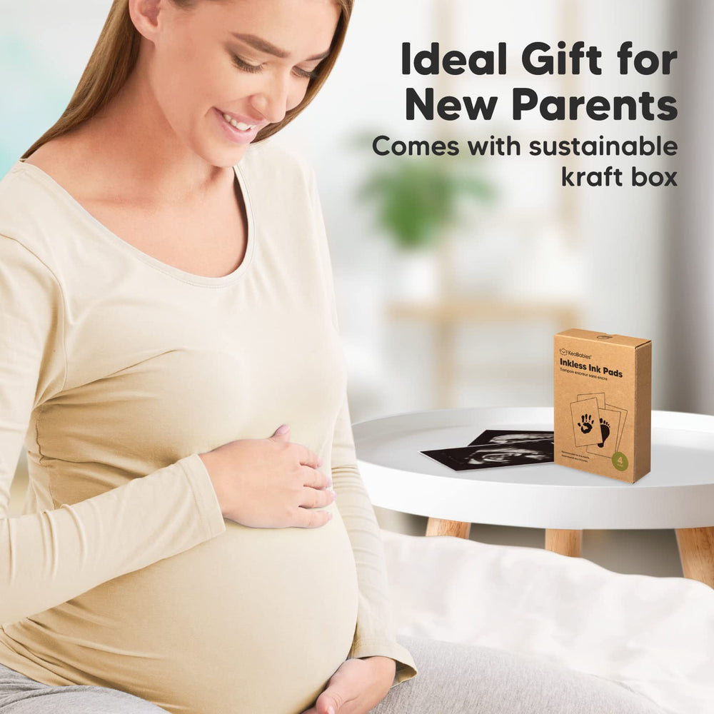KeaBabies navy kit arrives gift-ready for new moms.