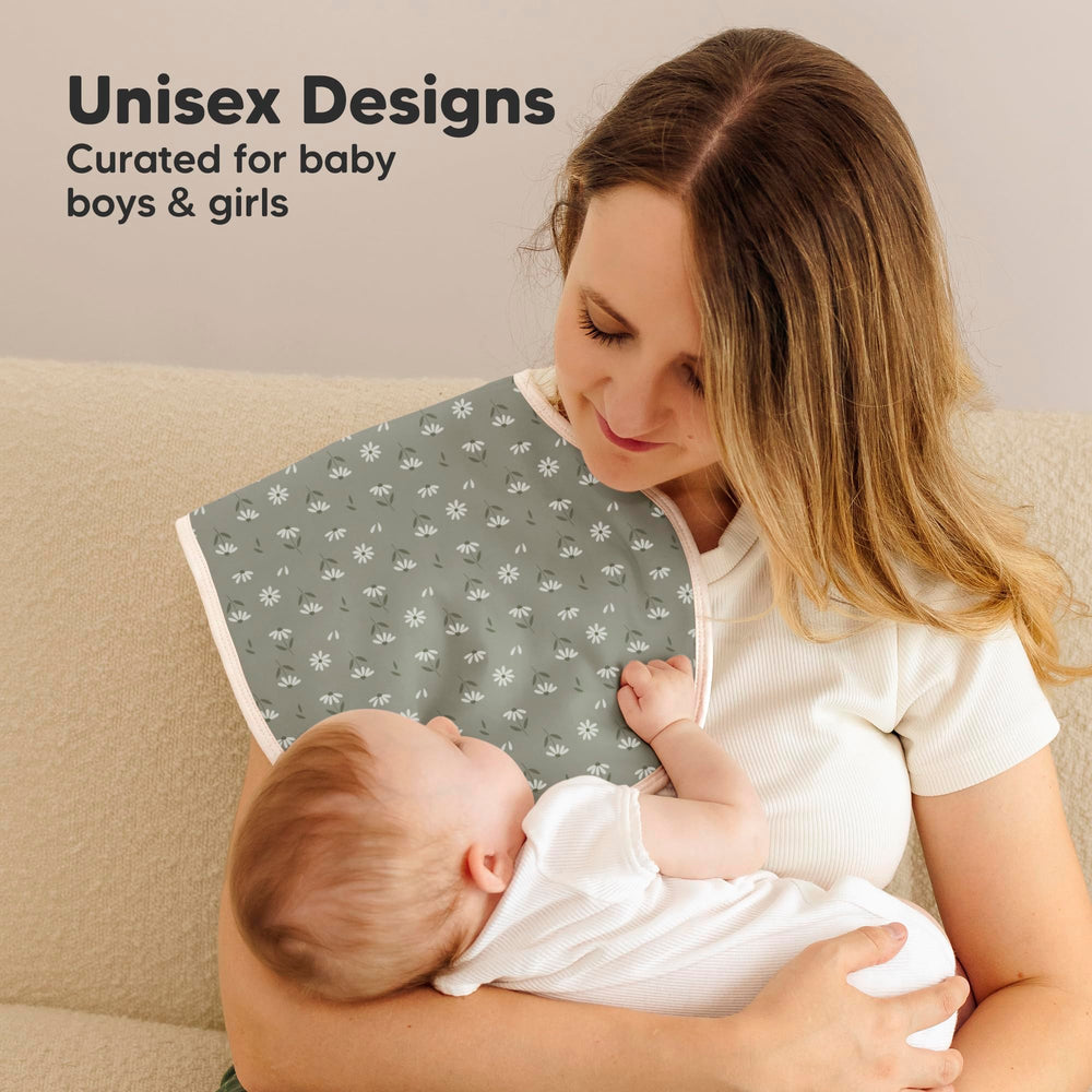 KeaBabies GOTS-certified organic cotton label visible on fabric