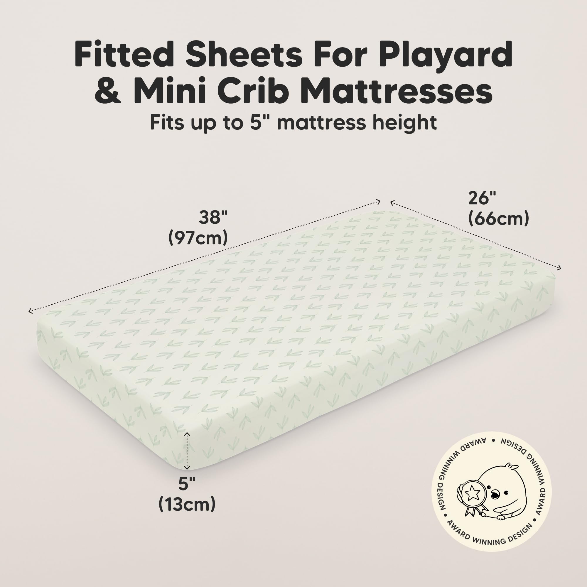 KeaBabies GOTS organic cotton sheets offer soft, breathable comfort for sensitive baby skin.