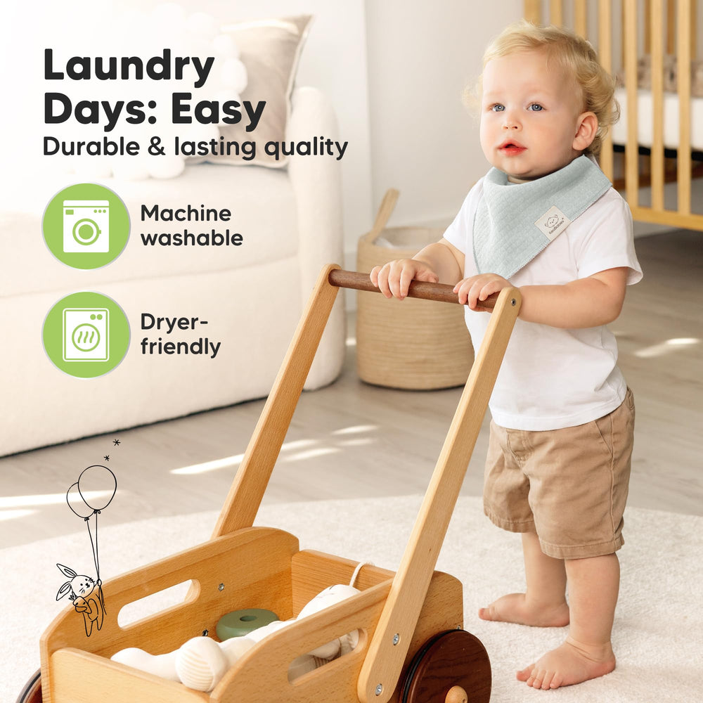 KeaBabies GOTS-certified organic cotton Quin fabric highlights premium materials