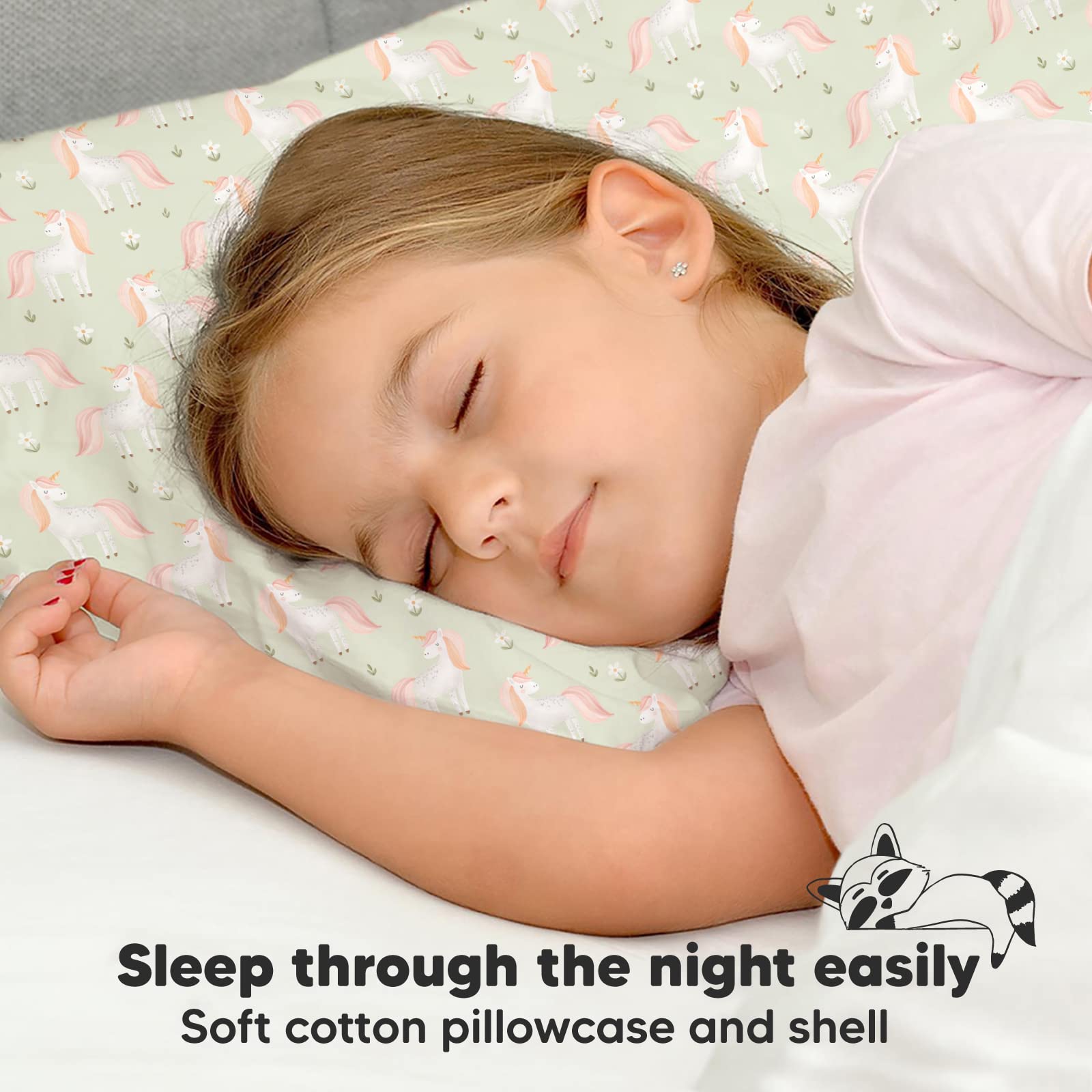 KeaBabies Grace printed pillowcase design on cover
