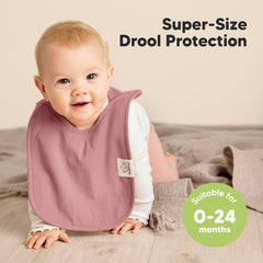 KeaBabies Hallo Baby Bibs absorbent organic cotton for sensitive skin.