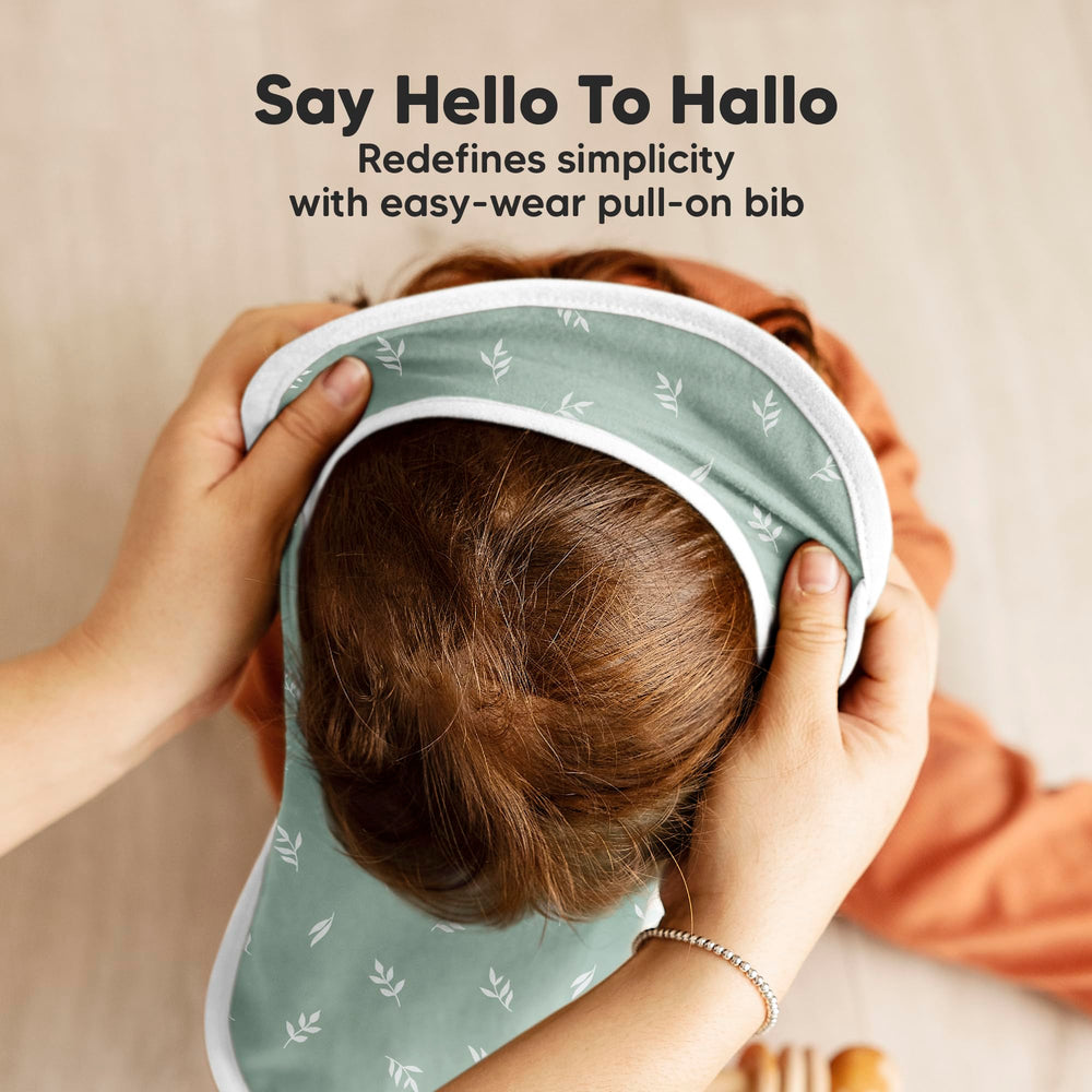 KeaBabies Hallo bib colors demonstrate versatile outfits for boys and girls.