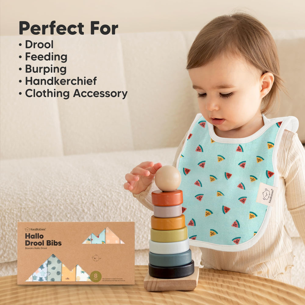 KeaBabies Hallo bib gift box packaging for gifting readiness.