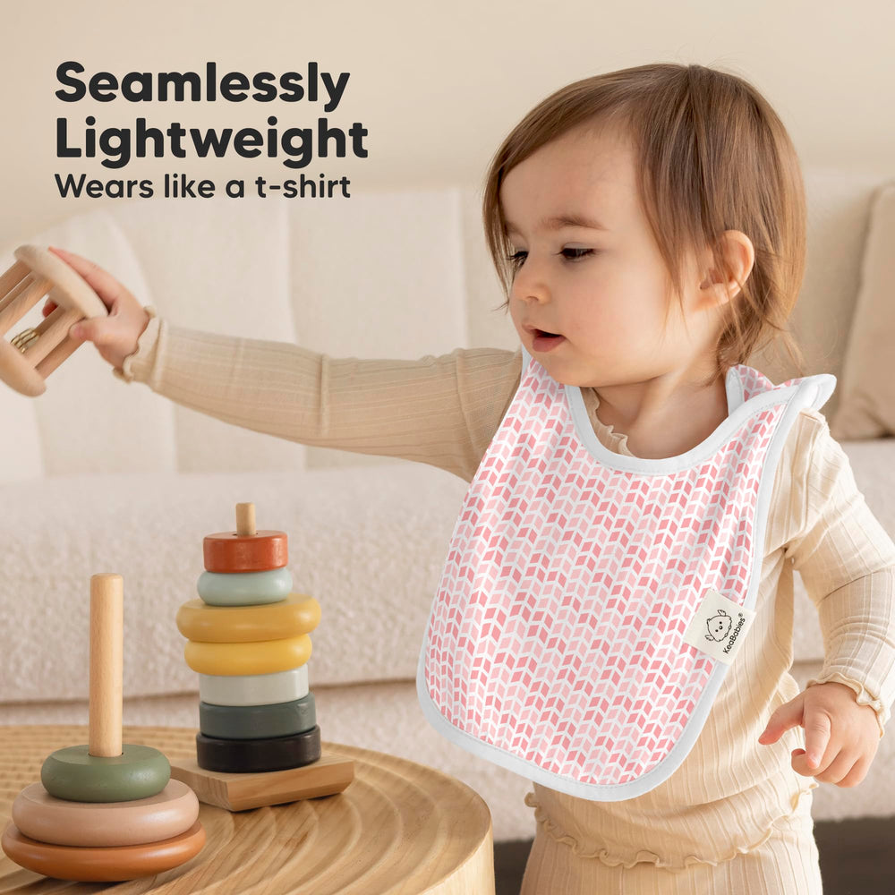 KeaBabies Hallo Bibs soft organic cotton feels gentle on baby's skin.