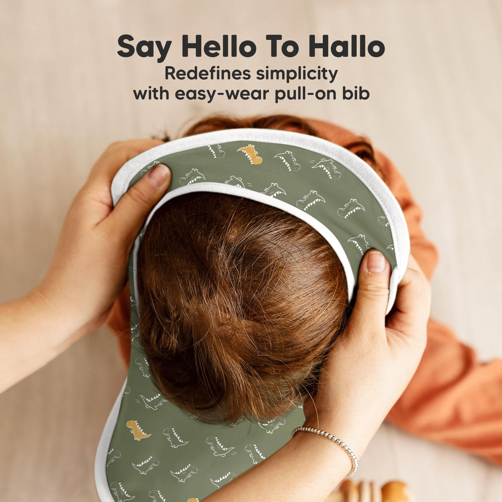 KeaBabies Hallo bib soft texture close-up suitable for sensitive skin.