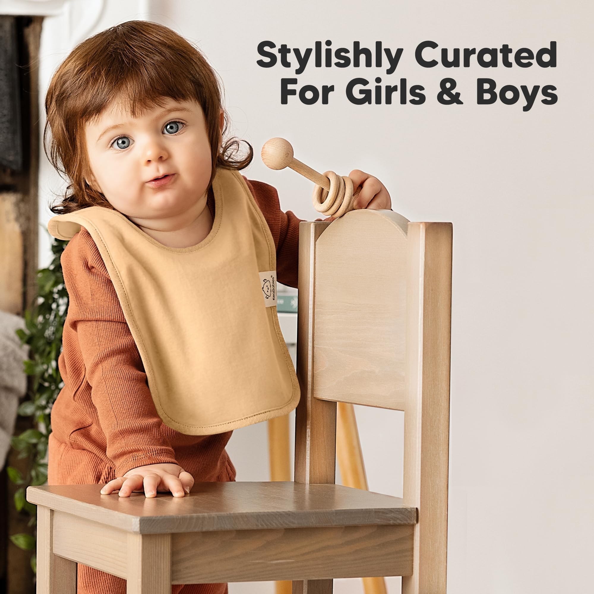 KeaBabies Hallo Baby Bibs butterfly color set adds playful style to outfits