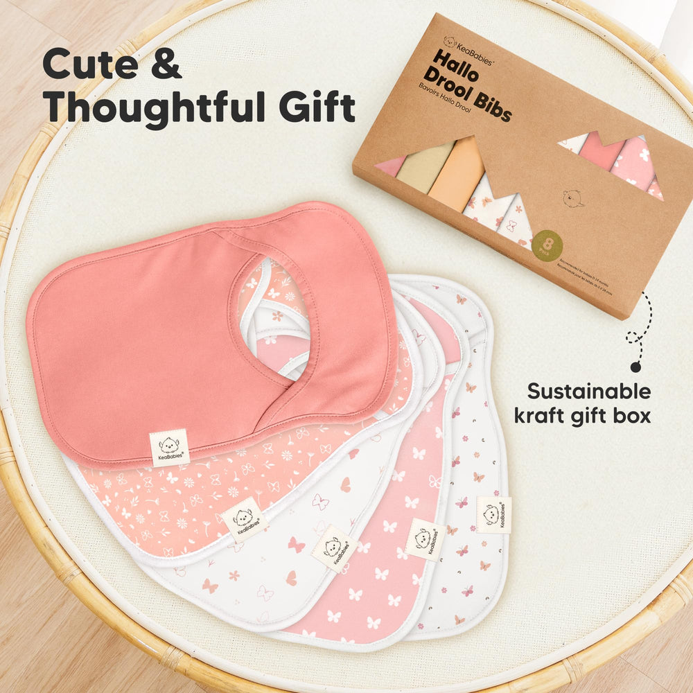 KeaBabies Hallo Baby Bibs daily-use accessory for drool and teething moments