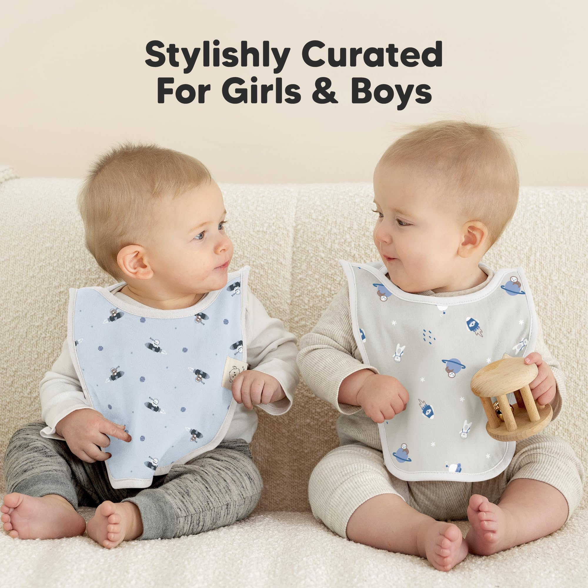 KeaBabies Hallo bib gift-ready box makes newborn gifting effortless.
