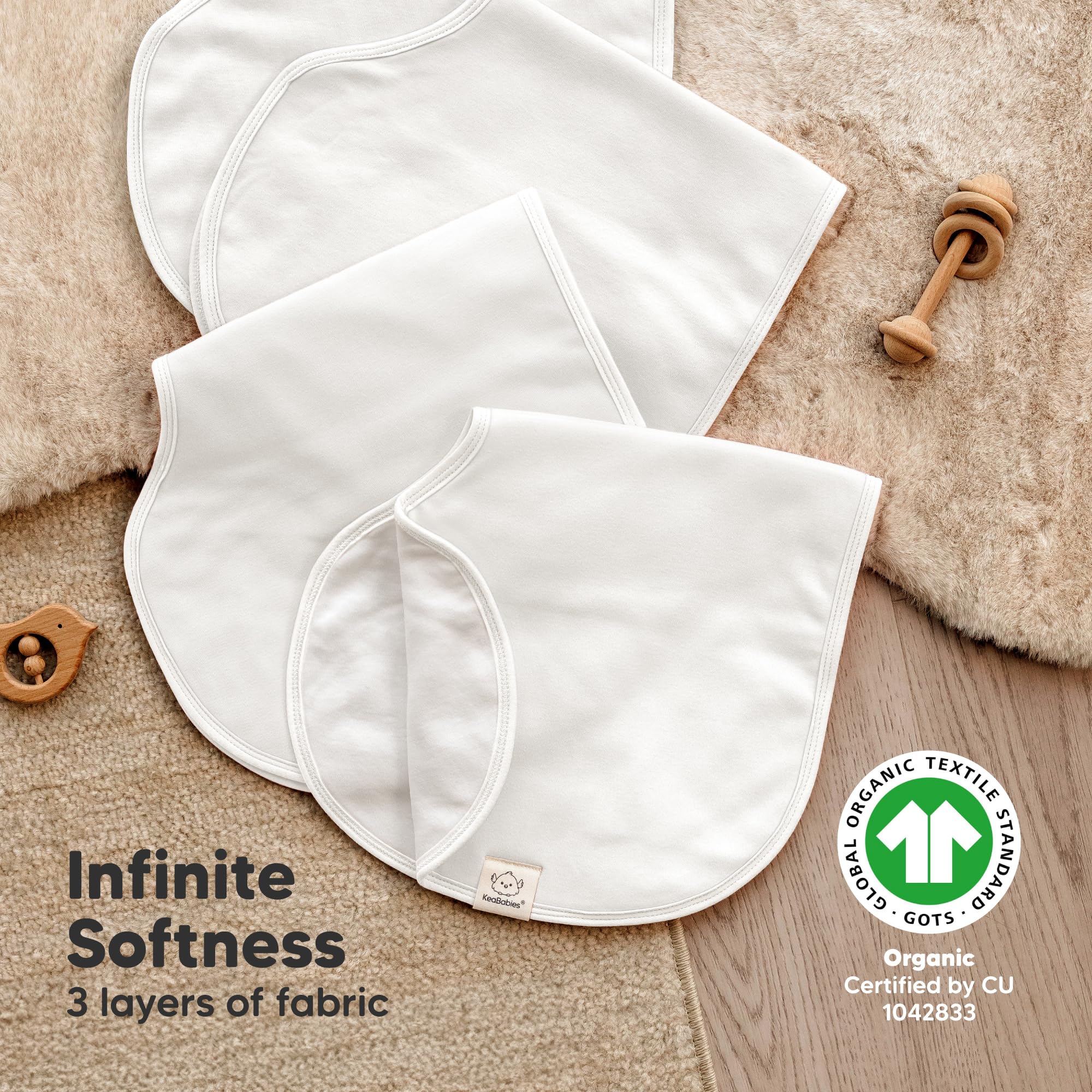 KeaBabies Hallo Curve image demonstrates comfortable contouring to your shoulder.