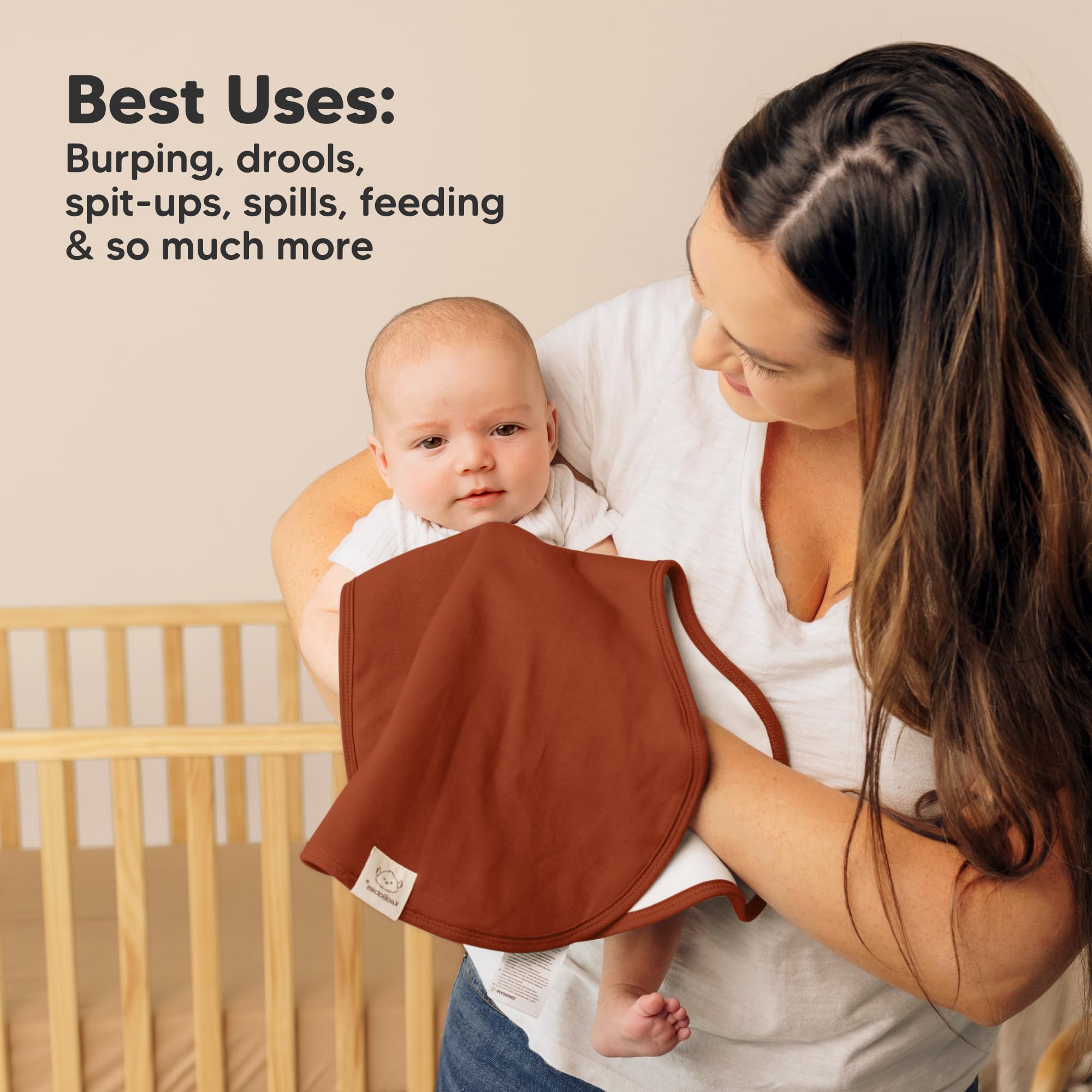 KeaBabies Hallo Burp Cloths come in a gift-box packaging for gifting.