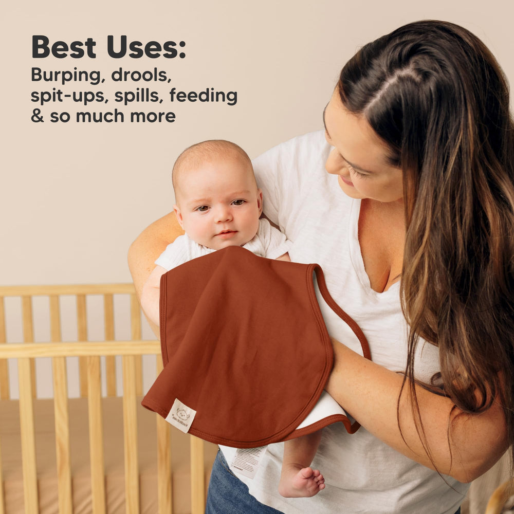 KeaBabies Hallo Burp Cloths come in a gift-box packaging for gifting.