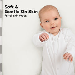 KeaBabies hidden elastic band secures crib sheet for durable bedding