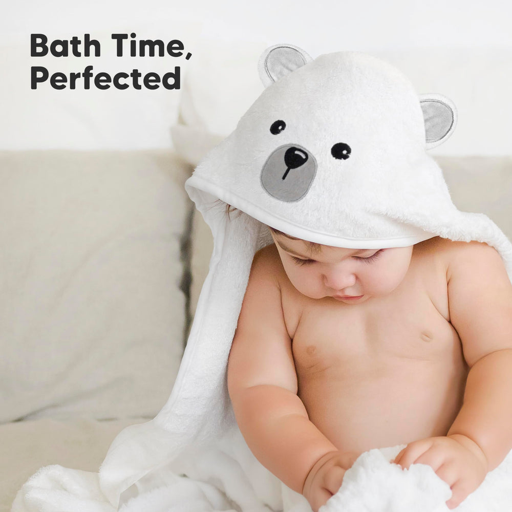 KeaBabies hooded towel 500gsm plush fabric delivers luxurious softness.