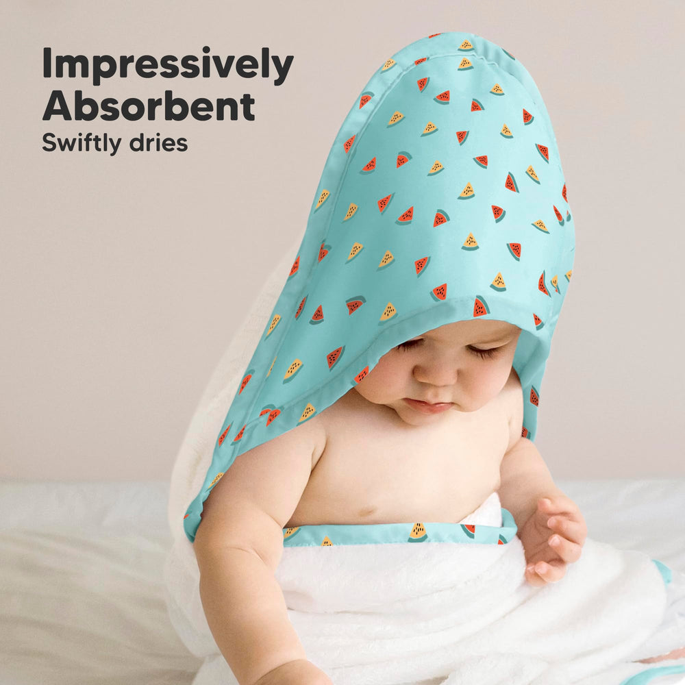 KeaBabies hooded towel 500gsm thick plush feel for extra warmth
