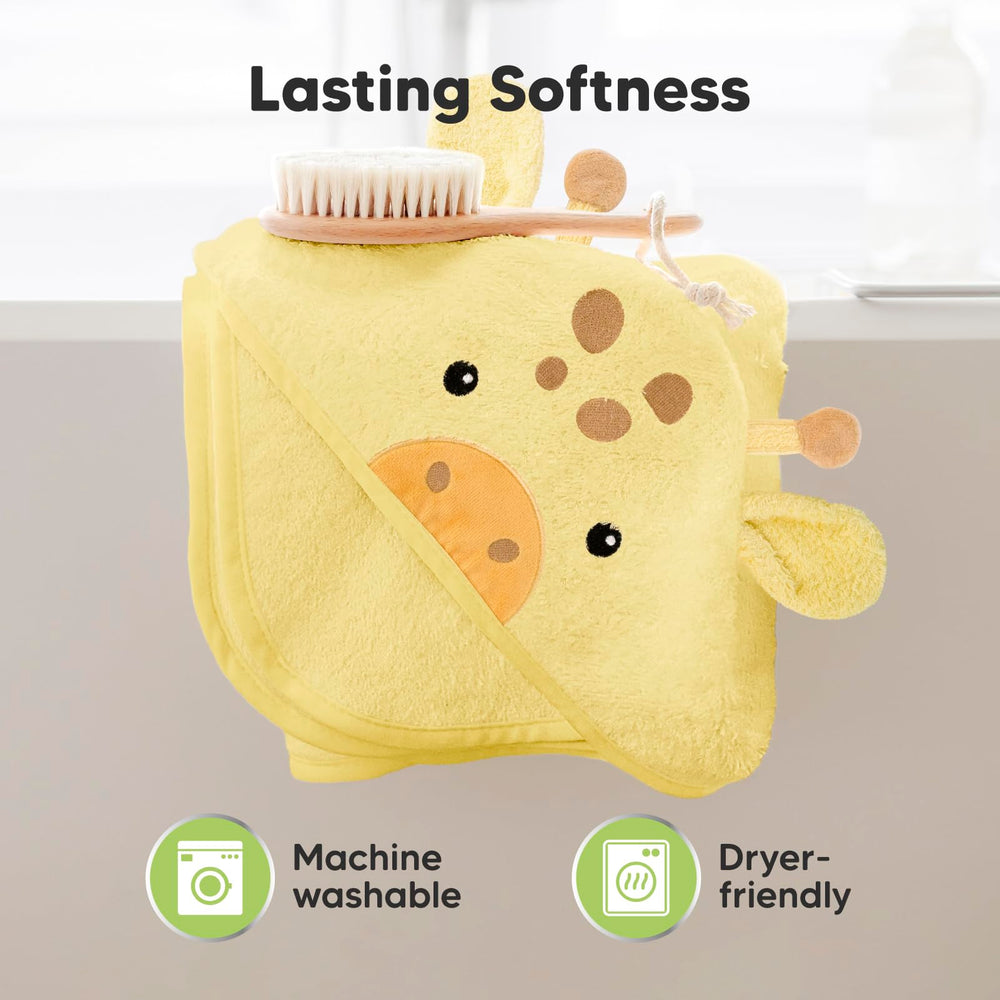 KeaBabies towel is machine washable and dryer-friendly for busy families.