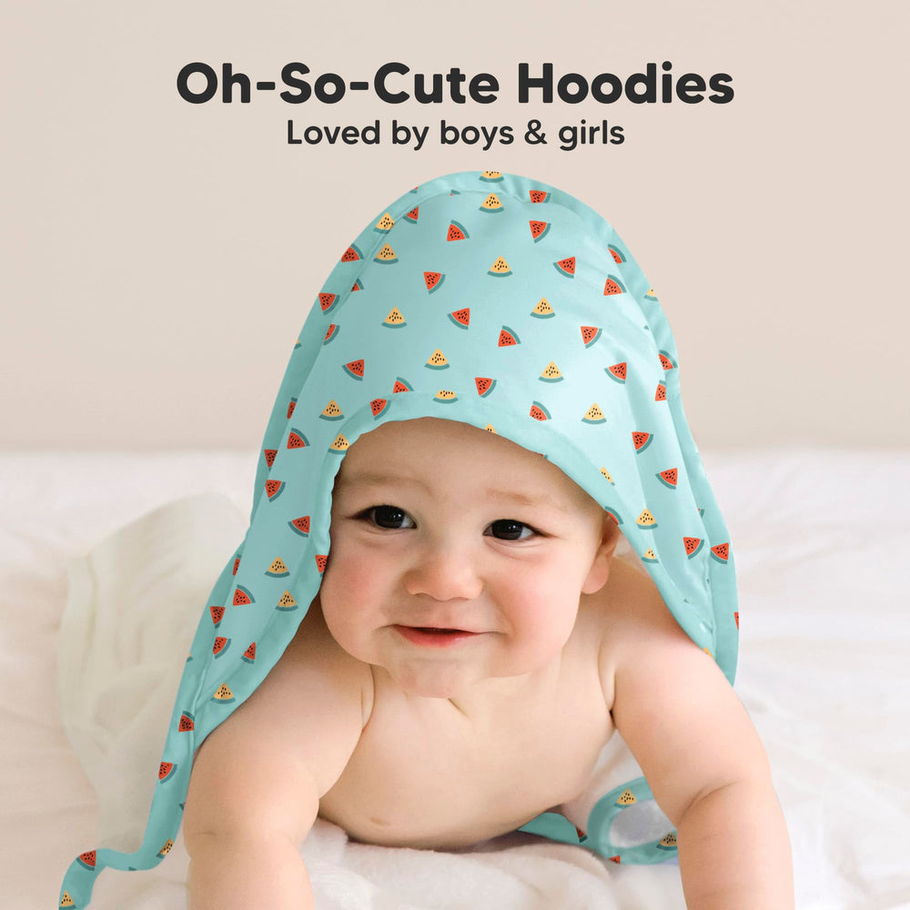 KeaBabies hooded towel adorable design making bath time cheerful