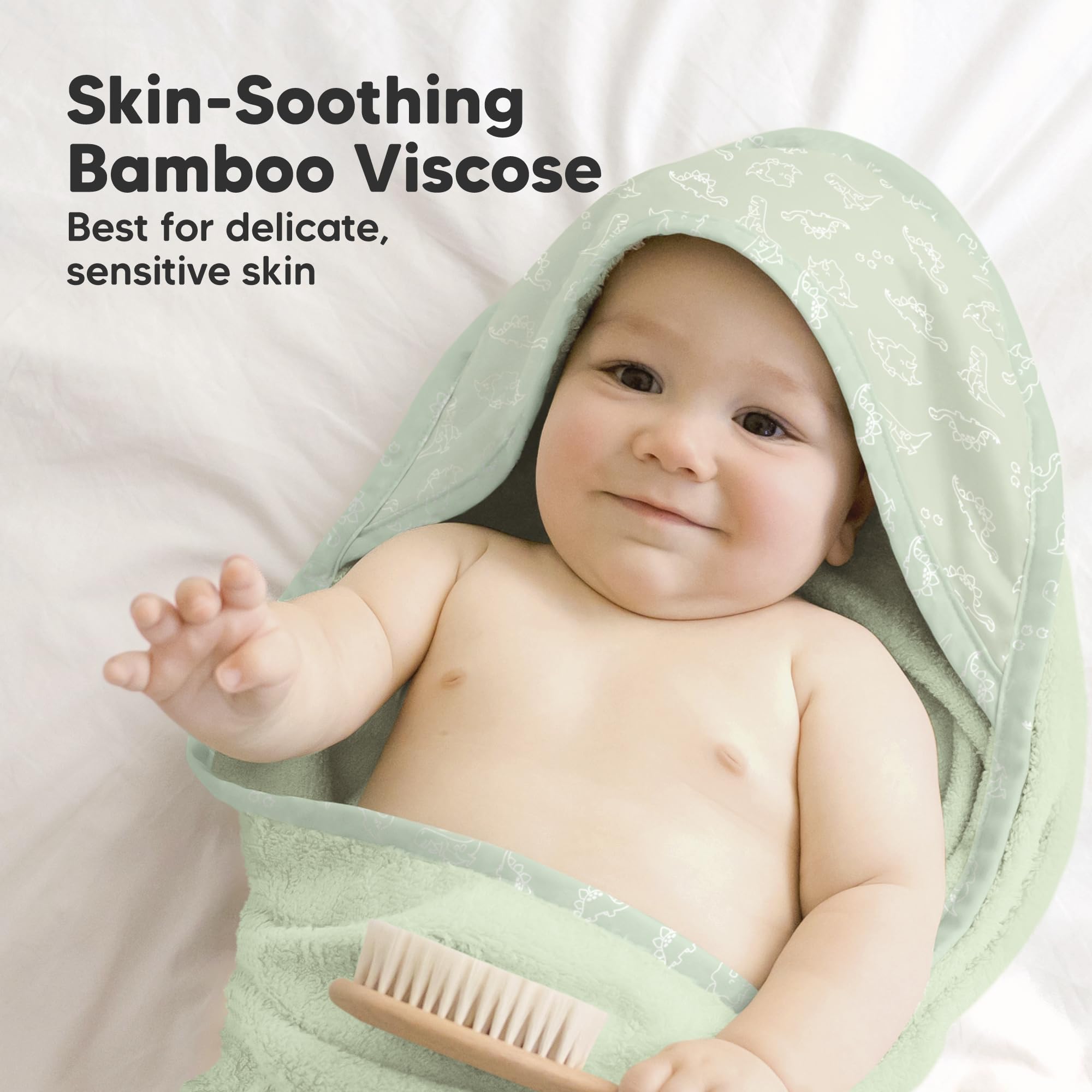 KeaBabies bamboo viscose closeup emphasizes ultra-soft fabric