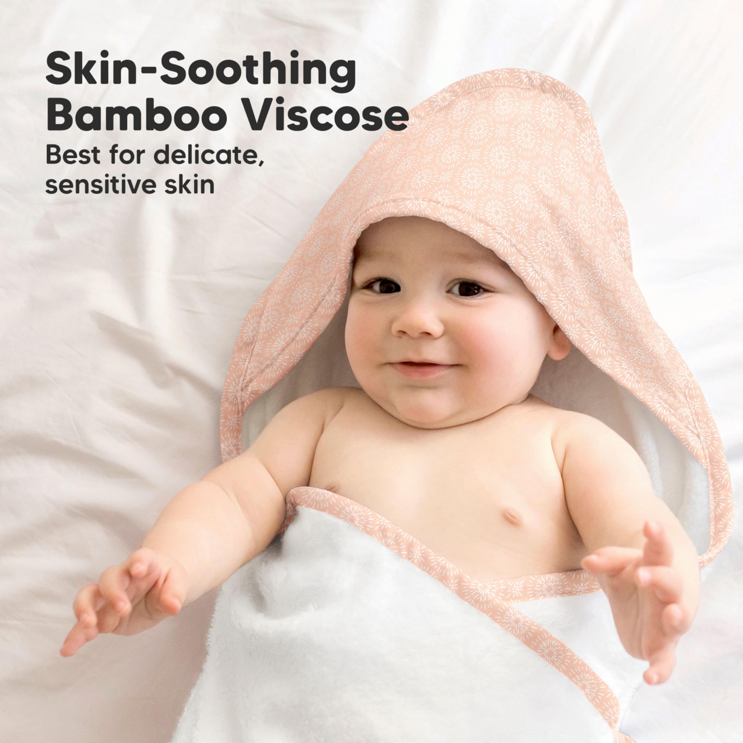 KeaBabies bamboo viscose texture close-up highlights softness and absorbency