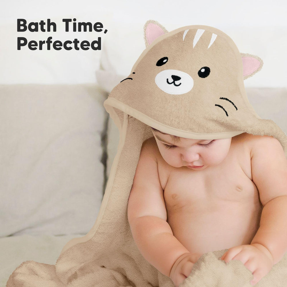 KeaBabies hooded towel care-box highlights simple washing for long-lasting softness