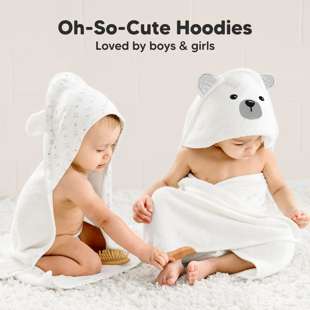 KeaBabies hooded towel dryer-friendly care simplifies washing and care routines.