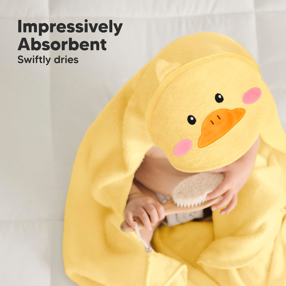 KeaBabies hooded towel gentle on sensitive skin for everyday use