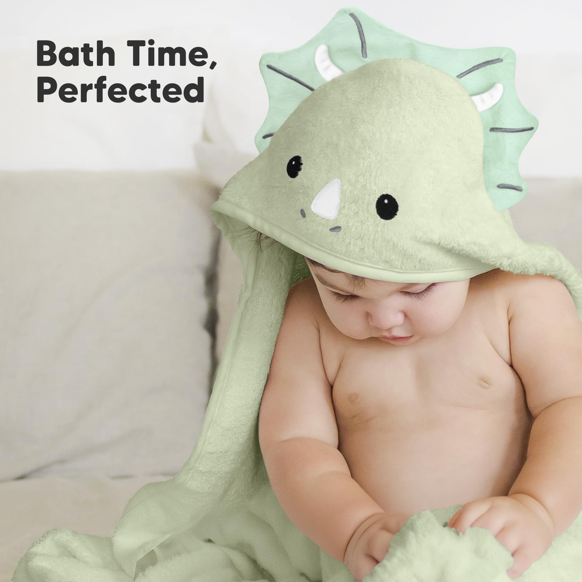 KeaBabies hooded towel kraft gift box packaging makes a thoughtful baby shower gift.