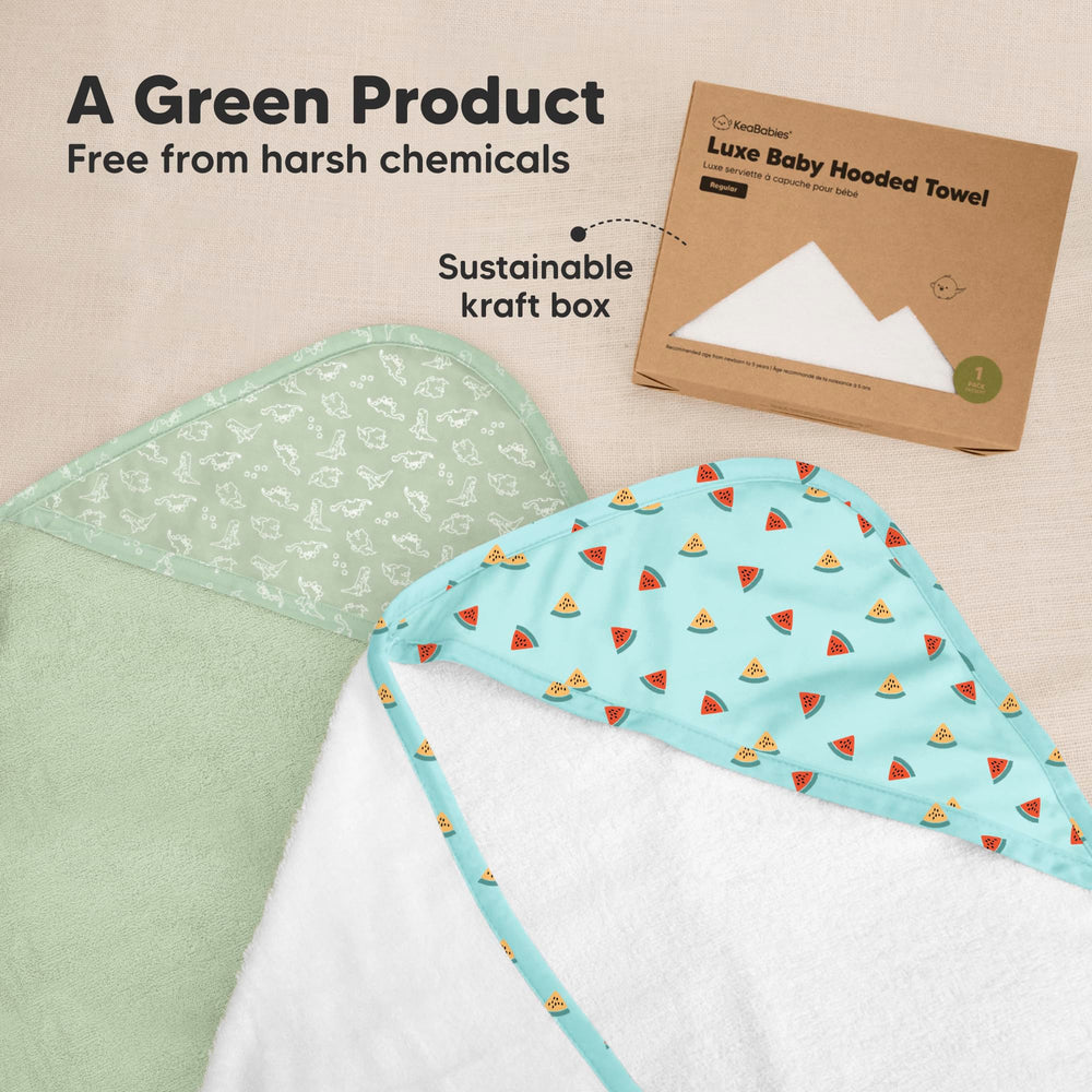 KeaBabies hooded towel gift box ready for baby shower