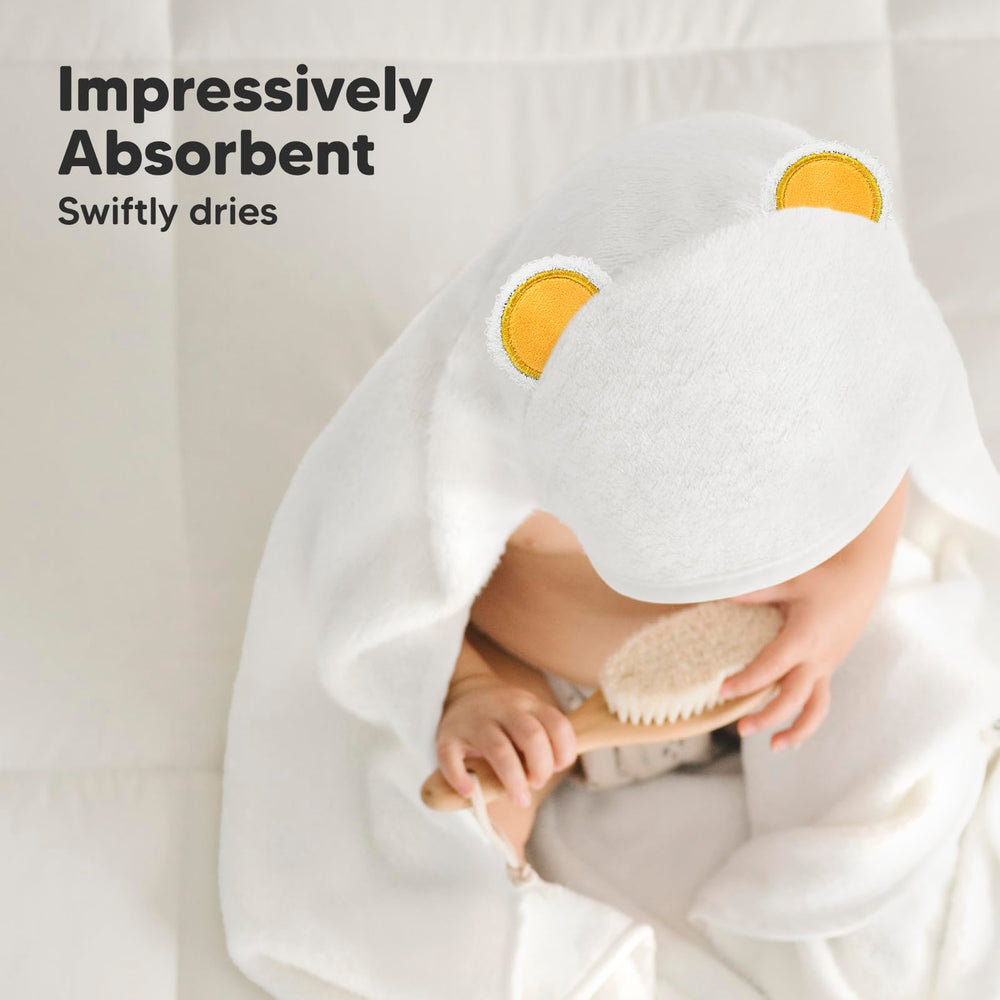 KeaBabies hooded towel in gift box suitable as baby shower gift