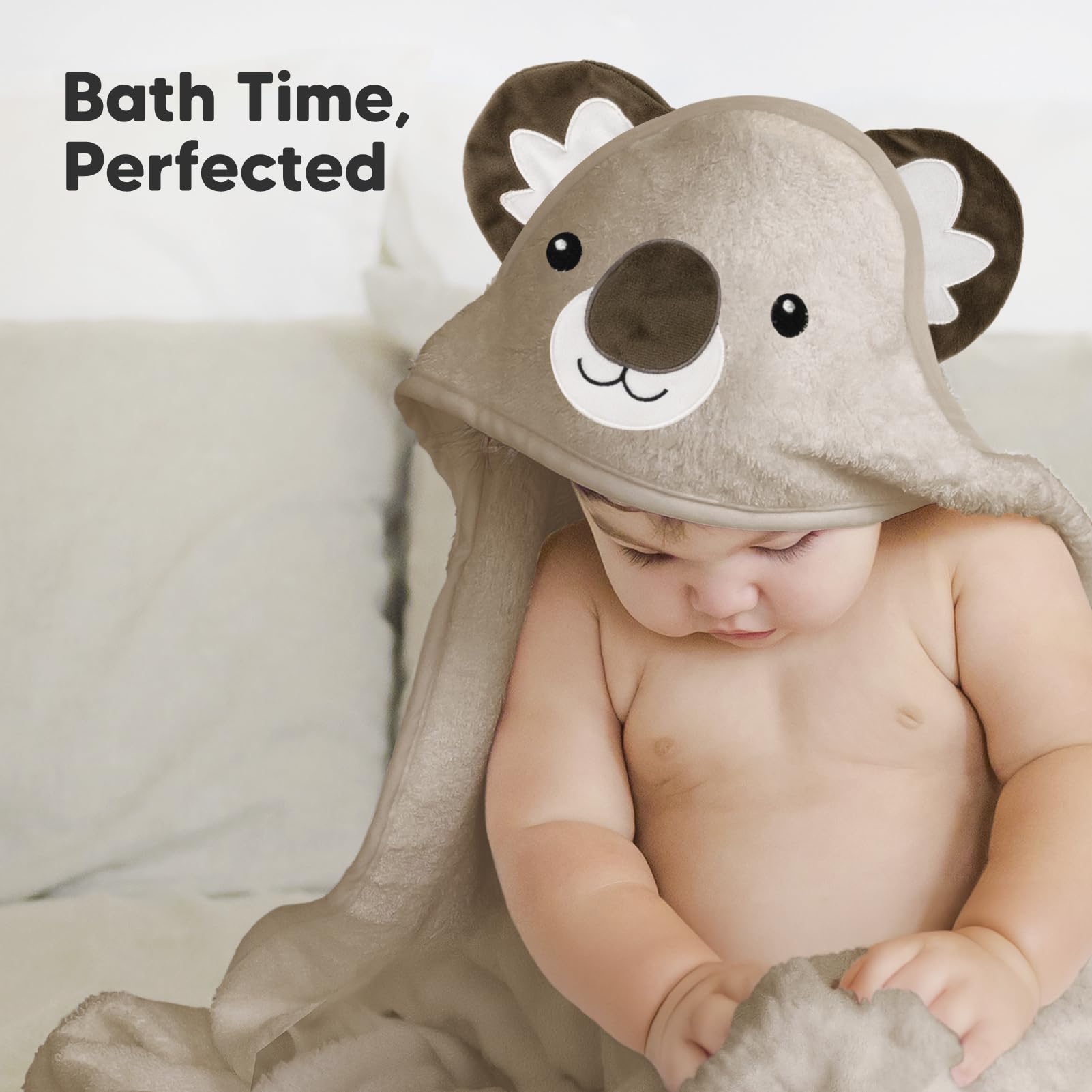 KeaBabies towel is machine washable and dryer-friendly for busy parents.