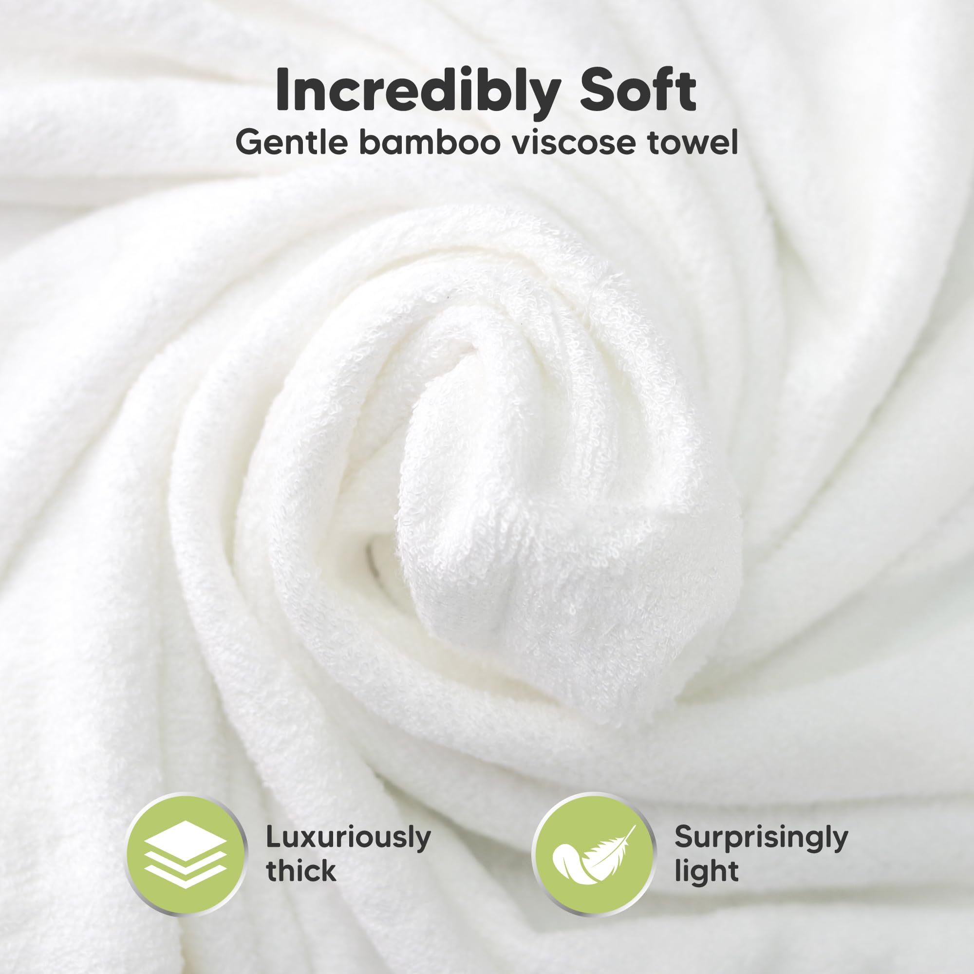 KeaBabies hooded towel newborn bath time image highlights cozy wrap after bath.