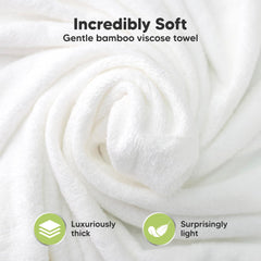 KeaBabies hooded towel newborn bath time image highlights cozy wrap after bath.