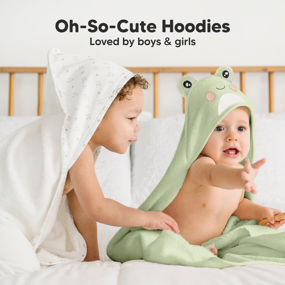 KeaBabies hooded towel softness closeup emphasizes luxurious texture.