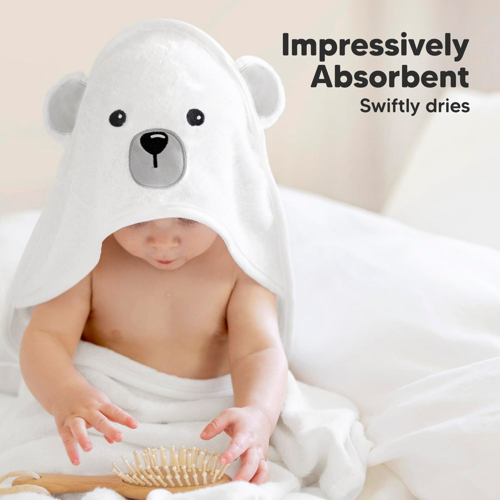 KeaBabies hooded towel toddler-growth focuses on long-lasting bath time companion.