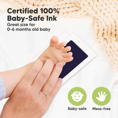 KeaBabies ink pads and imprint film deliver high-detail keepsakes.
