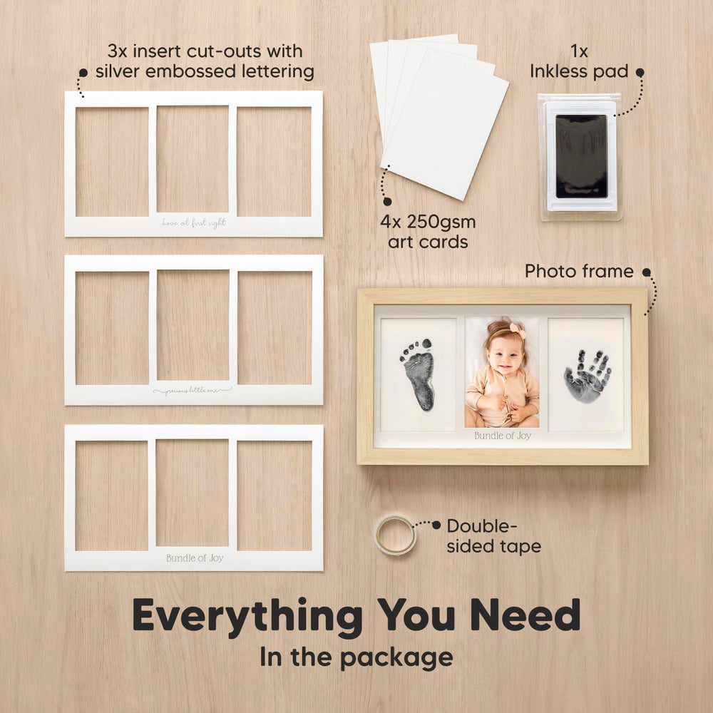 KeaBabies Inkless Footprint Kit baby feet imprint with minimal mess