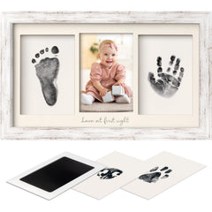 KeaBabies Inkless Handprint Kit captures baby's handprint for keepsake
