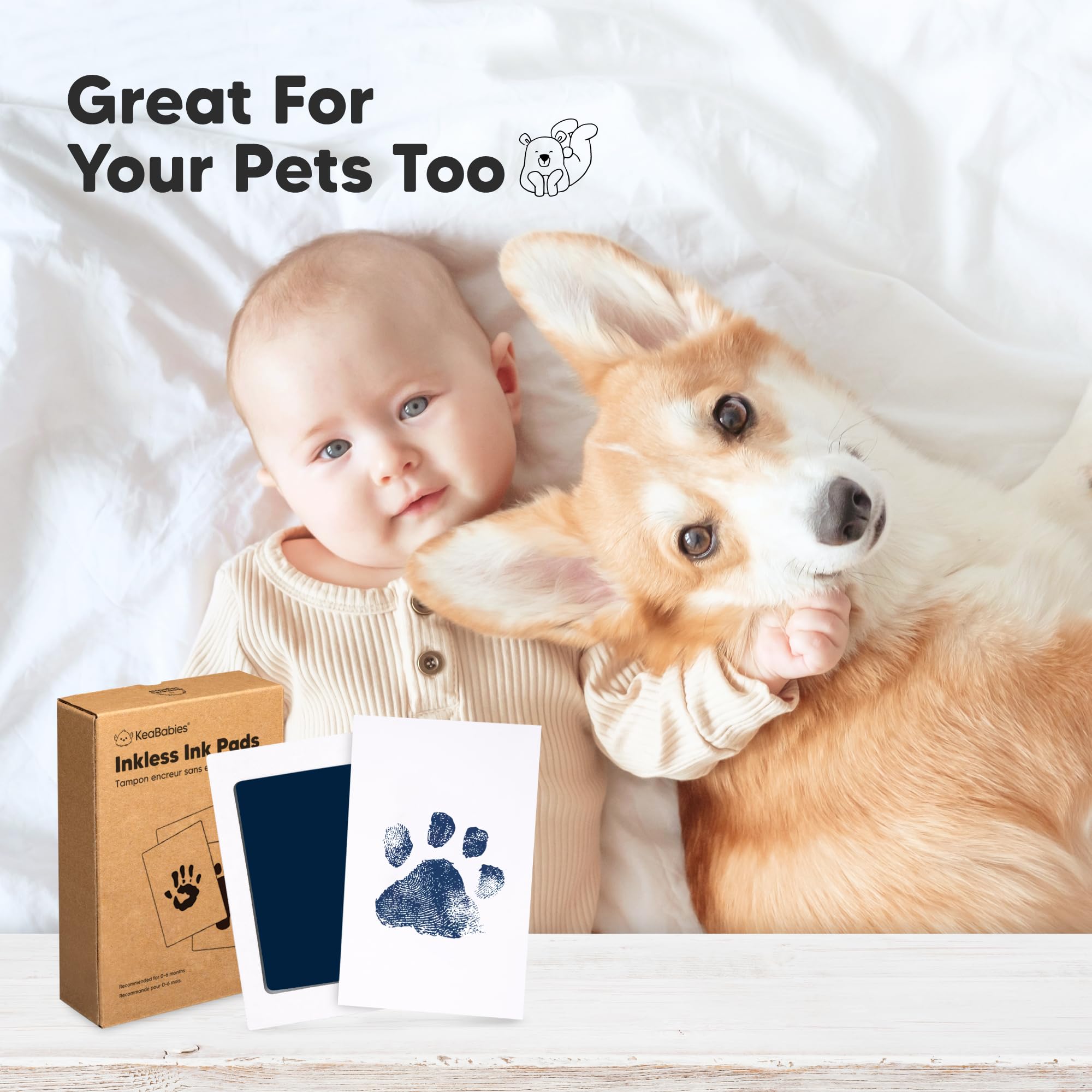 KeaBabies imprint film ensures delicate lines stay crisp and detailed.