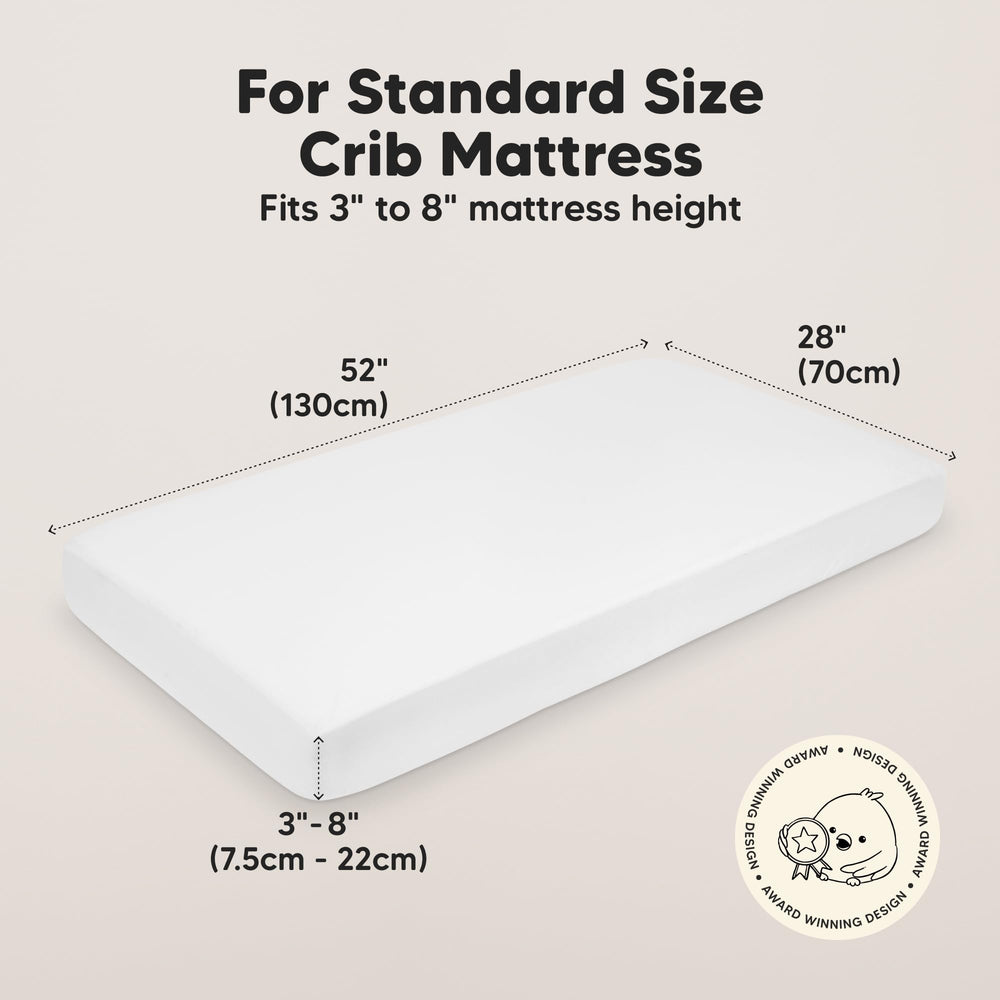 KeaBabies Isla two-pack Rose sheets emphasizing value and nursery styling versatility