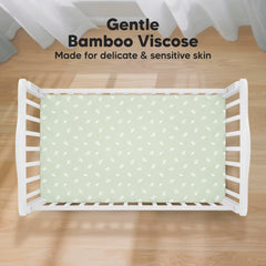 KeaBabies Isla fabric close-up highlighting breathable bamboo-viscose texture
