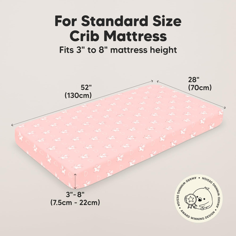 KeaBabies Isla fitted sheet 52x28 fitting demonstration shows secure fit