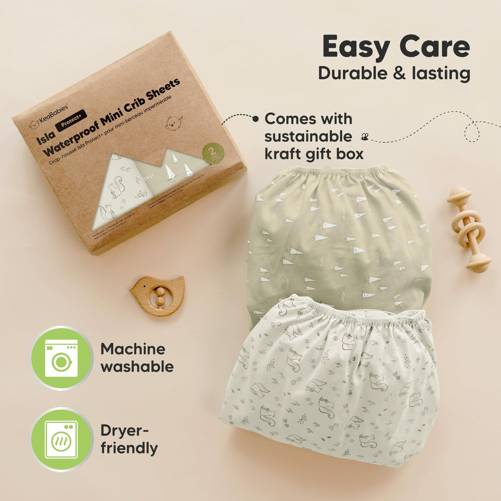 KeaBabies Isla Protect+ bamboo softness suits sensitive skin