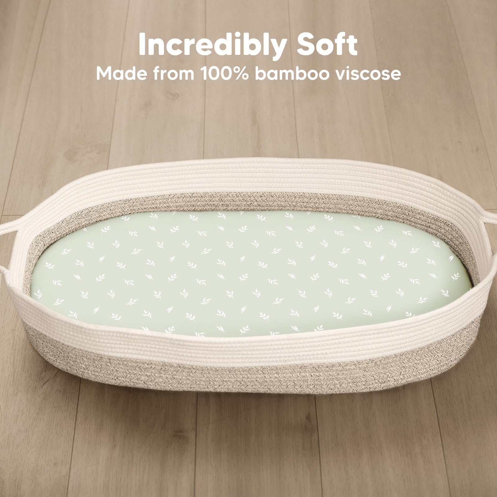 KeaBabies Isla soft bamboo viscose fabric for baby comfort
